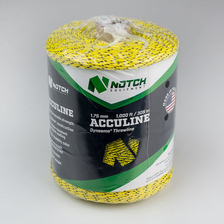 NOTCH EQUIPMENT Notch Acculine Throwline 1.75mm 1000ft NTL175 : NTL175-1000